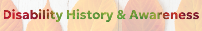 disabilites history and awareness title header