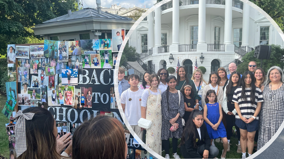 Holmes Middle School Students at the White House