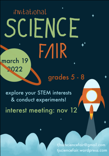 TJISO Presents: Invitational Science Fair