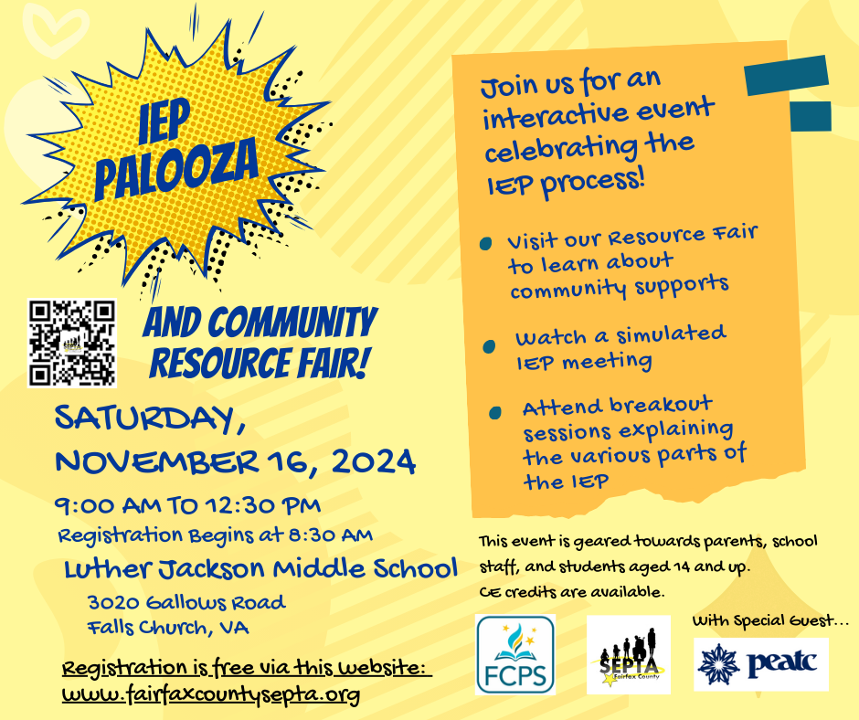 IEP Palooza Flyer