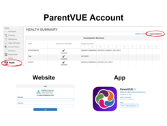 Immunization Record Visual ParentVUE