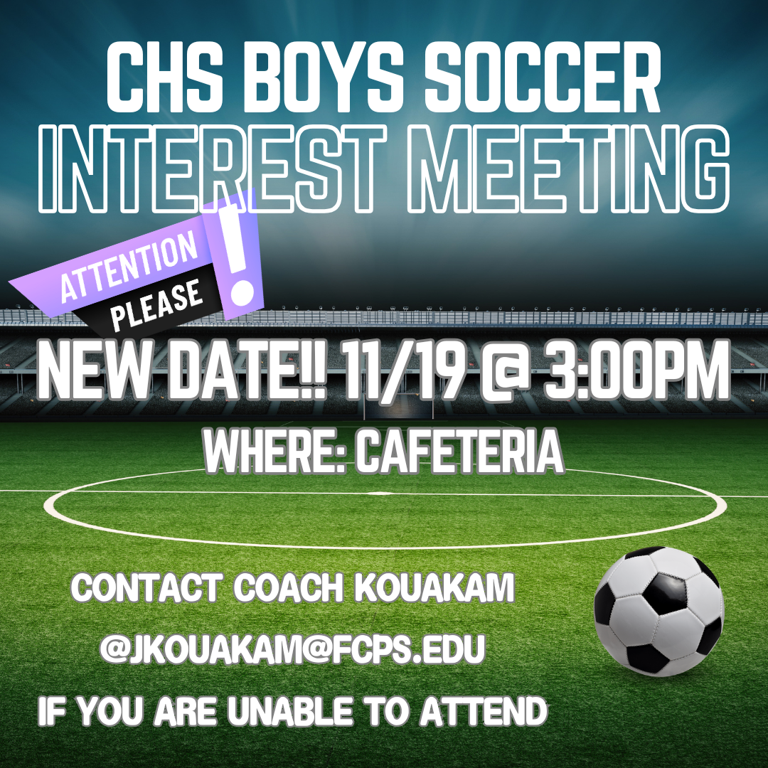 Boys Soccer Meeting