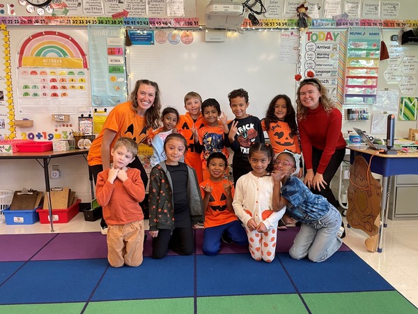 Dress like a pumpkin day at SEES!