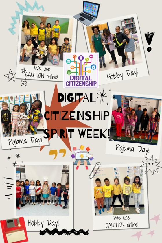 digital citizenship week photo collage