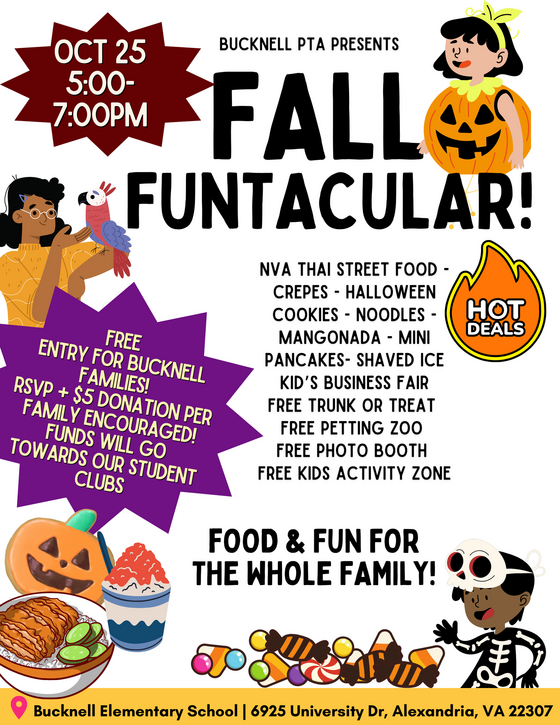 pta fall funtacular english