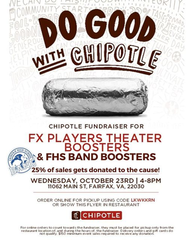 Chipotle fundraiser