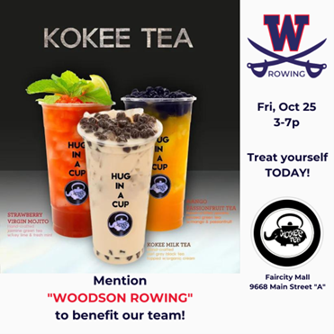 Kokee Tea Woodson Rowing Fundraiser