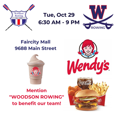 Wendys Woodson Rowing Fundraiser