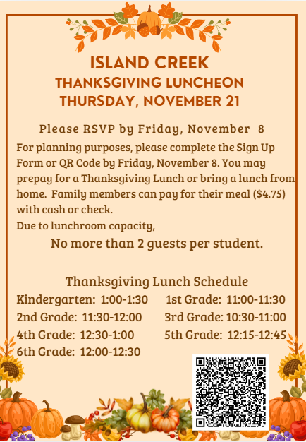 Thanksgiving luncheon