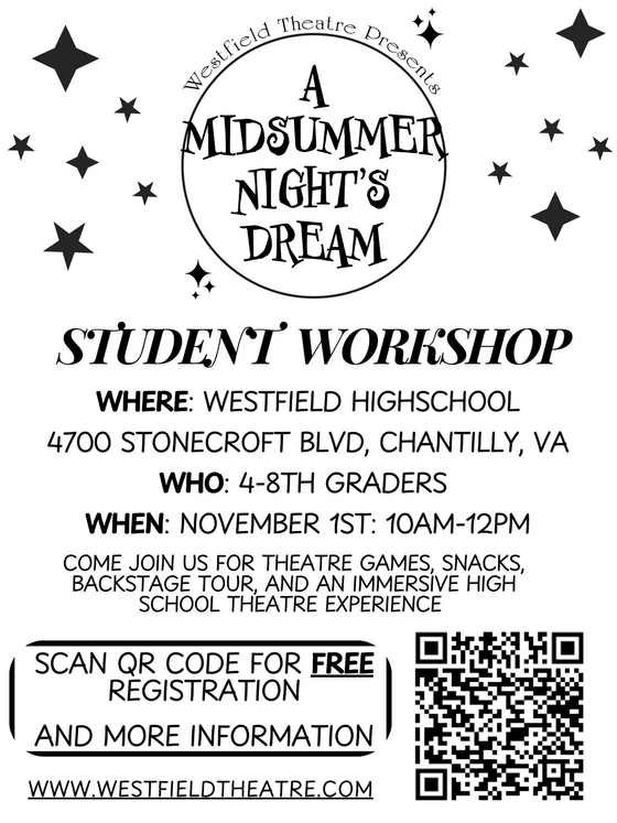 Westfield Free Workshop Flyer