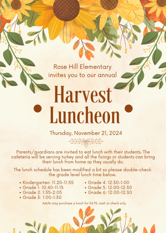 Harvest Luncheon