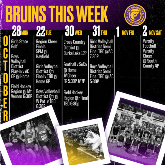 Bruin Athletics This Week