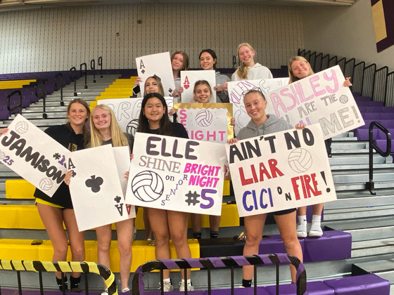 Girls Volleyball Senior Night