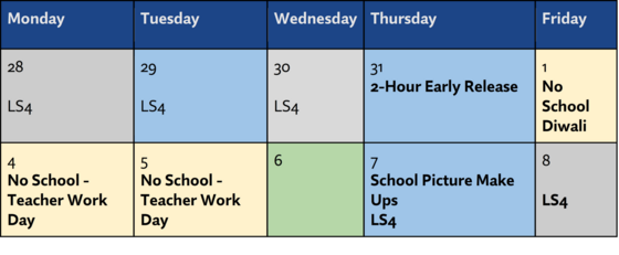 bell schedule