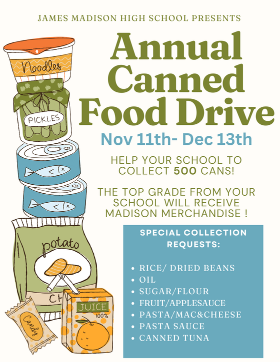 ONE Canned Food Drive