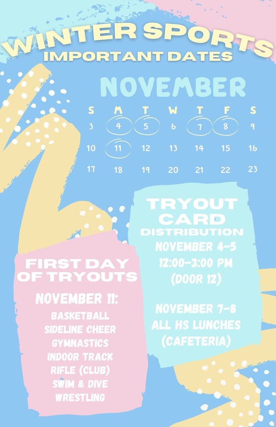 Winter Tryout Information