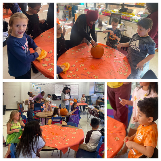 Pumpkin Math in 1st grade