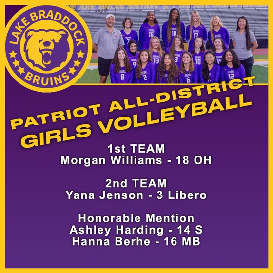 Girls Varsity Volleyball All District 2024-25