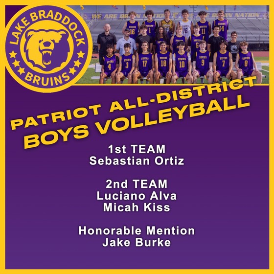 Boys Varsity Volleyball All District 2024-25