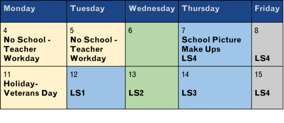 bell schedule