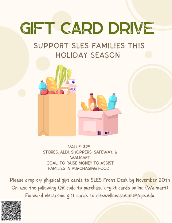 SLES Gift Card Drive