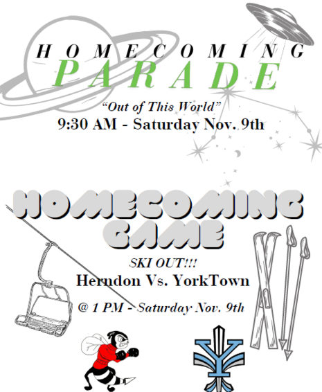 Homecoming Parade Flyer