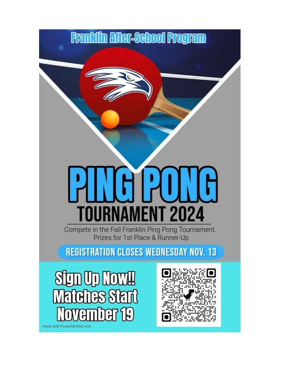 FranklinMS Ping Pong Tourn