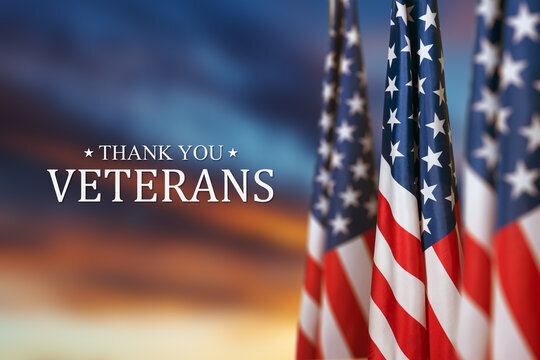 Thank you veterans stock image