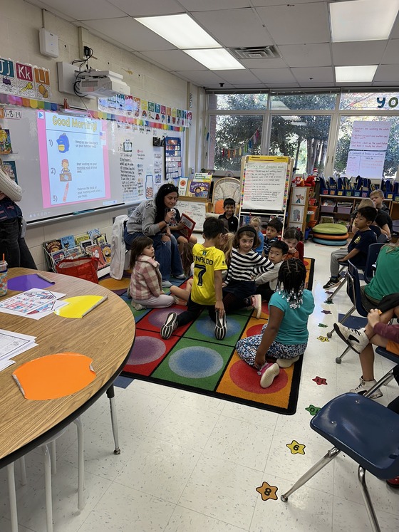 veteran in classroom