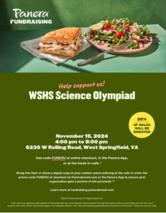 Science Olympiad fundraiser