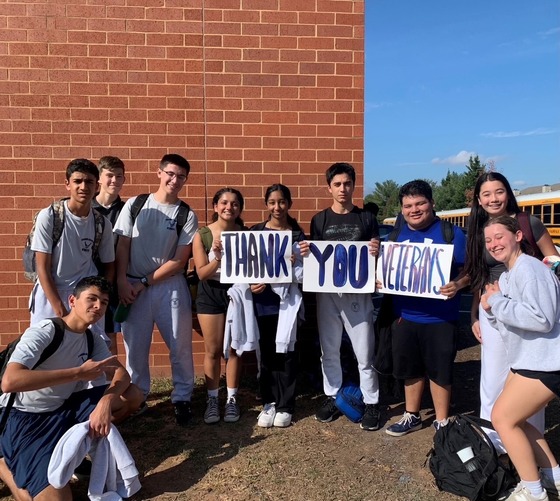 MHS Students Thank Our Veterans