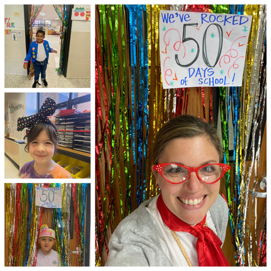 Kindergarten Celebrates the 50th Day of School