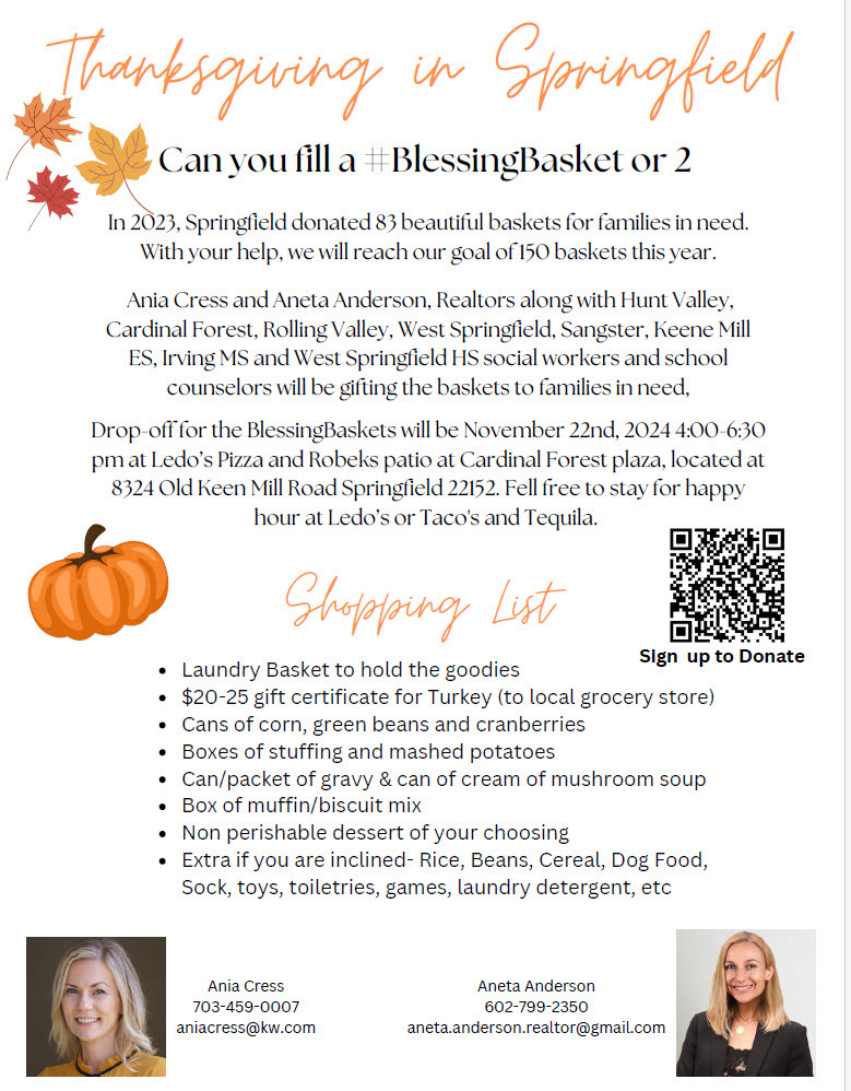 Thanksgiving in Springfield flyer