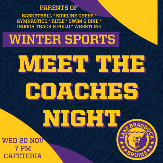 Winter Meet the Coaches Night