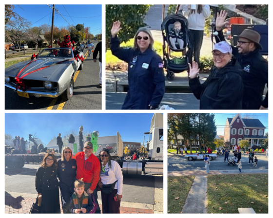 Photo collage of Herndon HS Homecoming Parade