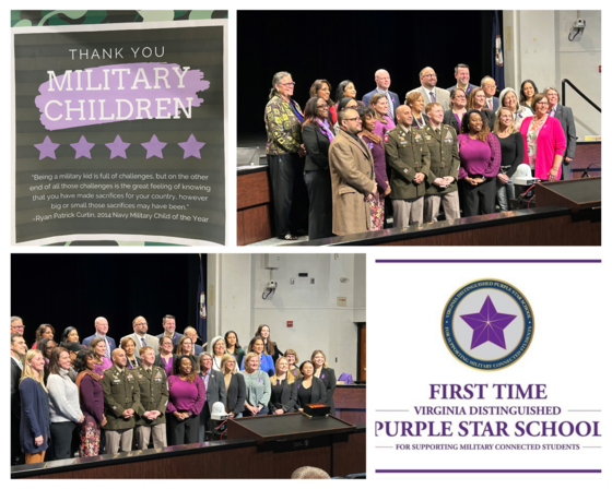 Photo Collage 11-14-24 Regular Meeting Purple Star Recognition