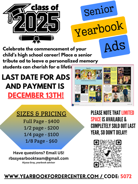 Sr Yearbook Ads