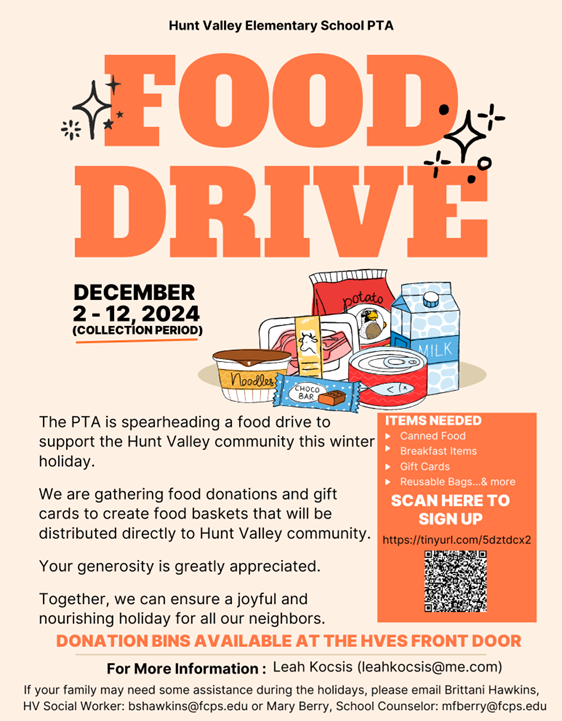 PTA Food Drive