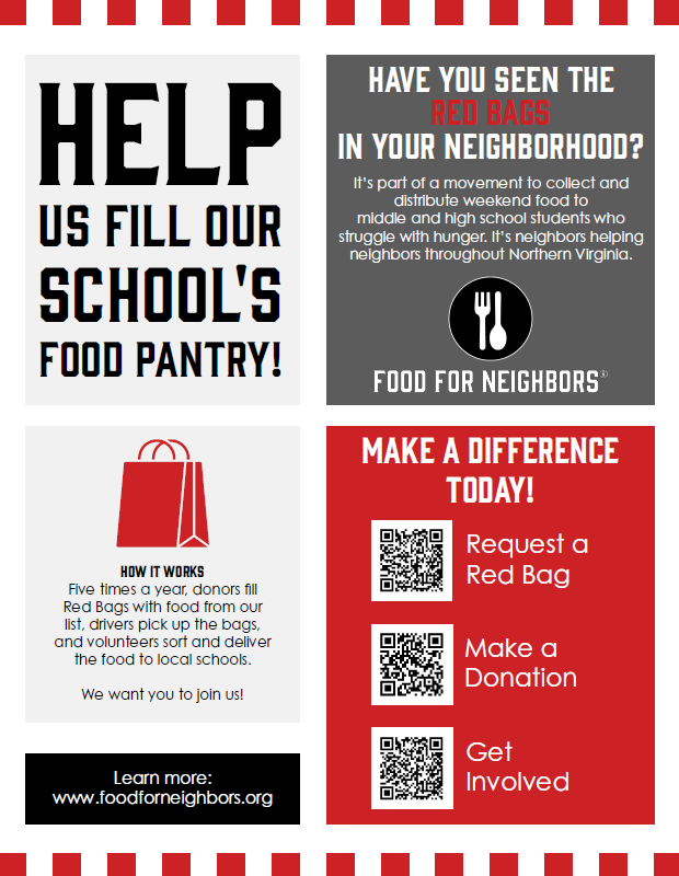 Food for Neighbors flyer