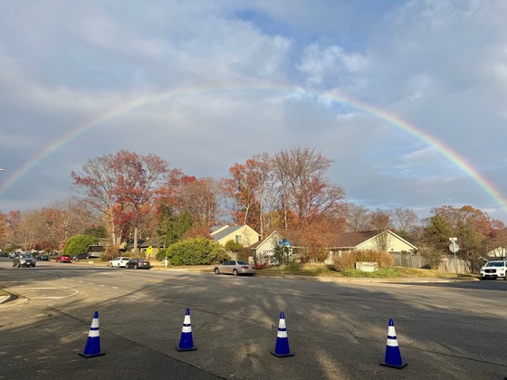 Rainbow over Bonnie Brae