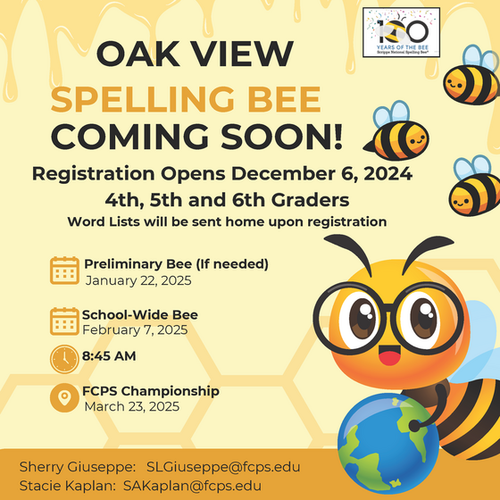 Spelling Bee information