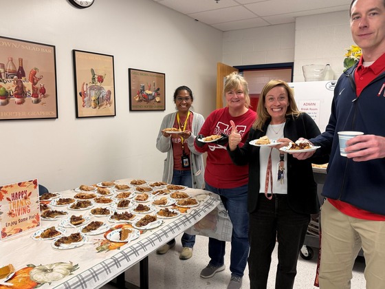 Staff received Pie to show our thanks this holiday season