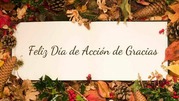 Thanksgiving Spanish