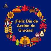 Feliz dia de accion de gracias