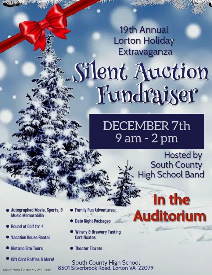 19th Annual Lorton Holiday Extravaganza Silent Auction Fundraiser