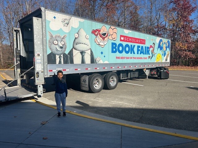 acholastic book fair truck