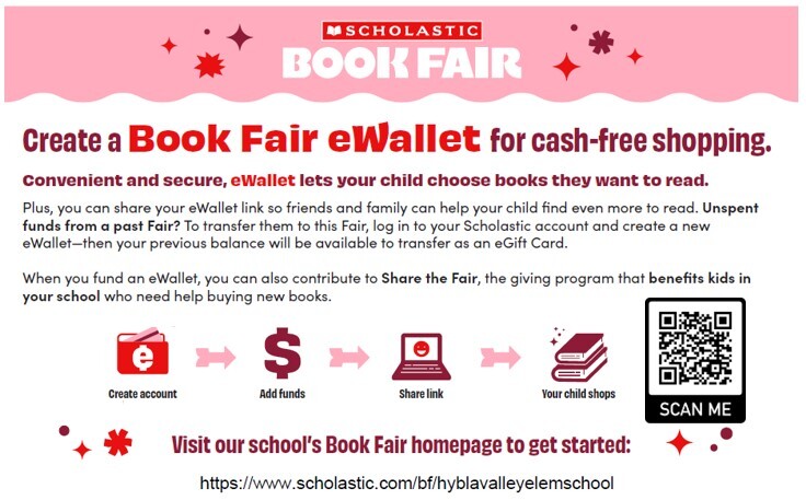 Ewallet flyer for Bookfair