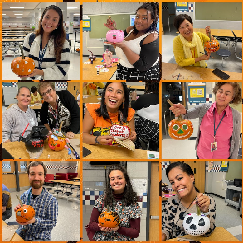 staff pumpkin painting