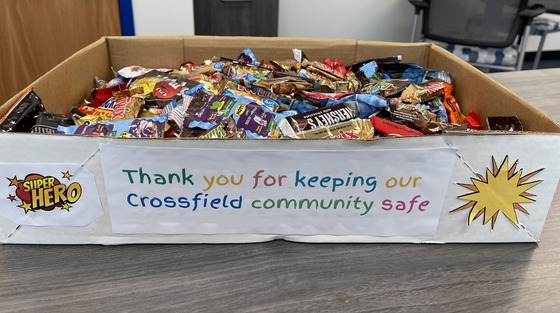 Candy for Fox Mill Firefighters