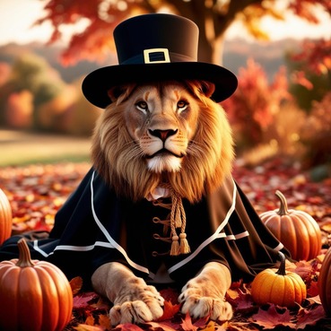 Thanksgiving Lion